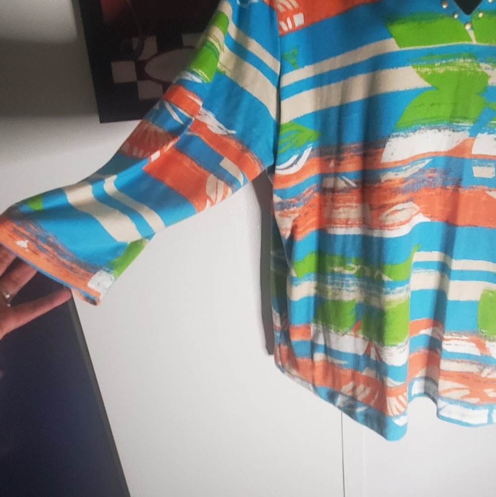 Nwot Beautiful Ruby Rd blouse - Picture 12 of 13